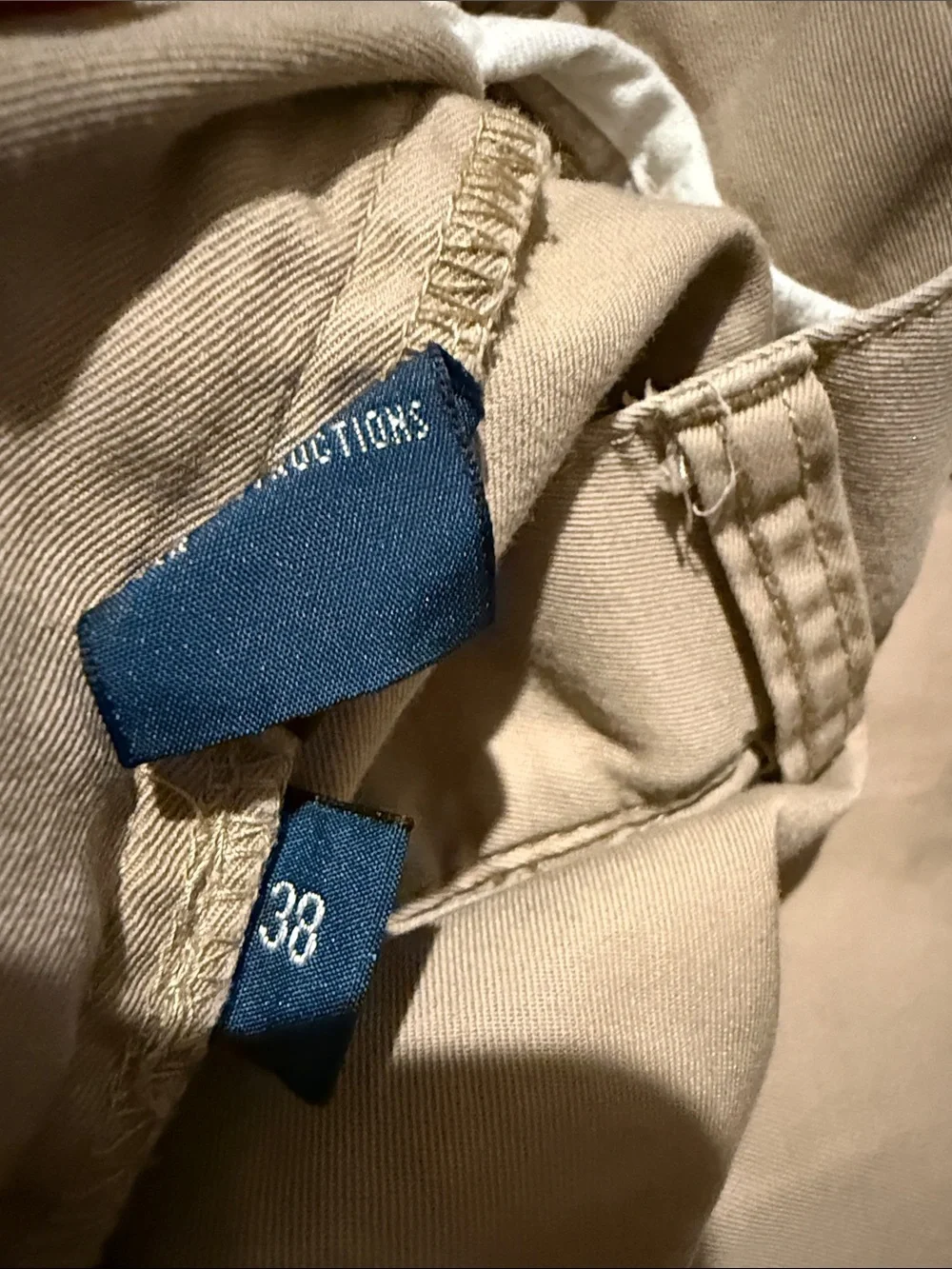Polo by Ralph Lauren Men’s Tan Flat Front Cotton Shorts